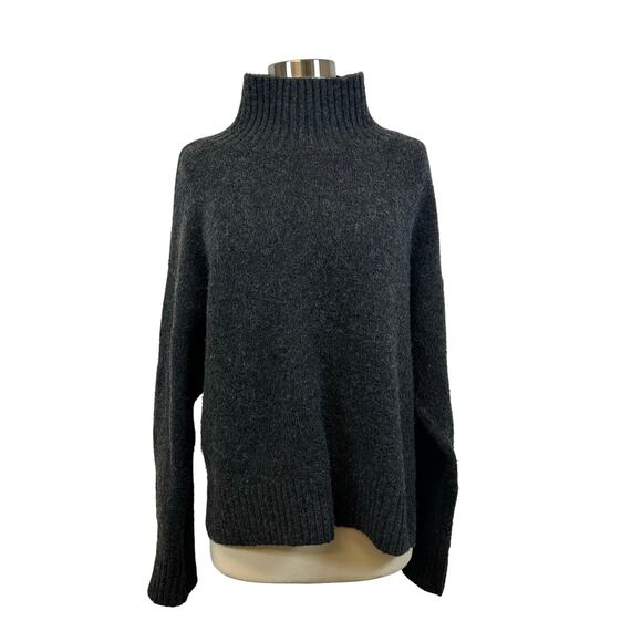 Modern Citizen Karlie Oversized Turtleneck Sweater Gray Women’s Size S - Picture 6 of 12